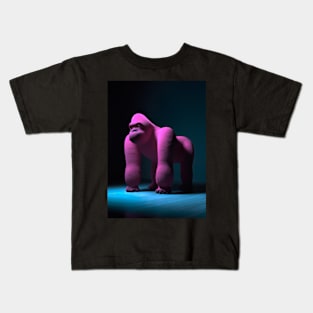 Pink Gorilla Kids T-Shirt